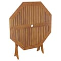 Pikkukuva 7 / 8: vidaXL Kokoontaittuva puutarhapöytä 90x75 cm täysi akaasiapuu -  Ulkopöydät