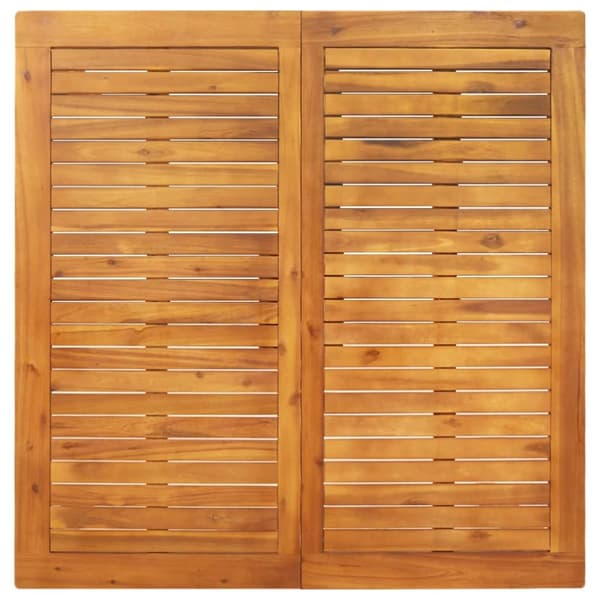 vidaXL havebord 110x110x75 cm massivt akacietræ -  Haveborde