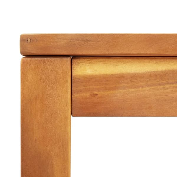 vidaXL havebord 110x110x75 cm massivt akacietræ -  Haveborde
