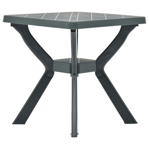 The Living Store Cafébord grön 70x70x72 cm plast - Utebord