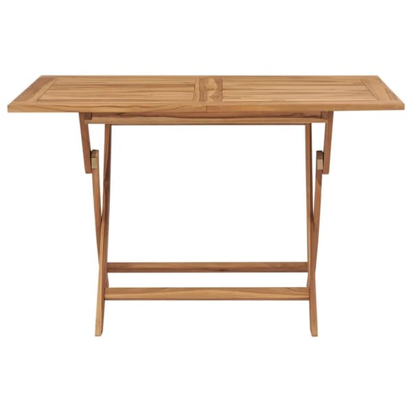 The Living Store foldbart havebord 120 x 70 x 75 cm massivt teaktræ - Haveborde