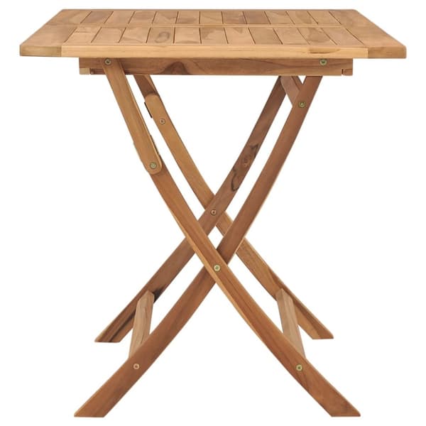 The Living Store foldbart havebord 120 x 70 x 75 cm massivt teaktræ - Haveborde