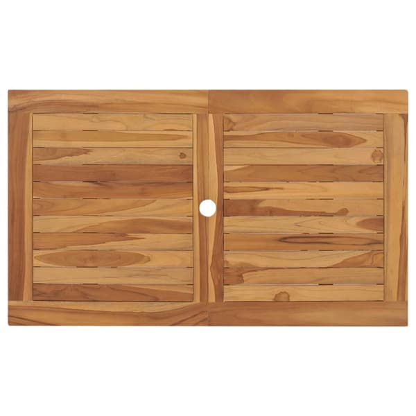 The Living Store foldbart havebord 120 x 70 x 75 cm massivt teaktræ -  Haveborde