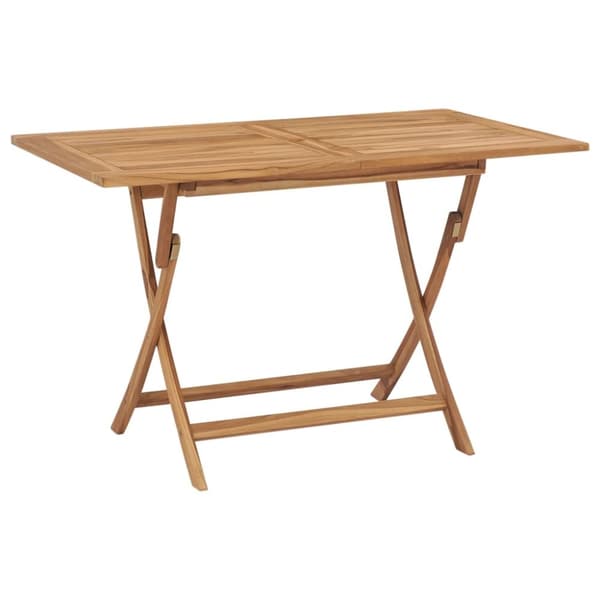 The Living Store foldbart havebord 120 x 70 x 75 cm massivt teaktræ - Haveborde