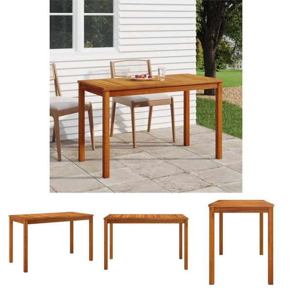 The Living Store havebord 110x55x67 cm massivt akacietræ - Haveborde