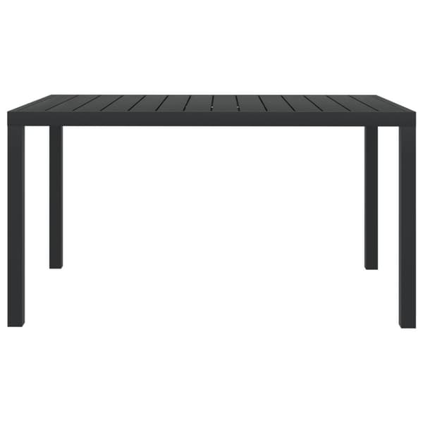 The Living Store havebord WPC aluminium 150 x 90 x 74 cm sort - Haveborde