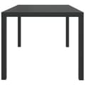 Miniatyrbillede 4 af 6: The Living Store havebord WPC aluminium 150 x 90 x 74 cm sort -  Haveborde