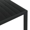 Miniatyrbillede 5 af 6: The Living Store havebord WPC aluminium 150 x 90 x 74 cm sort -  Haveborde