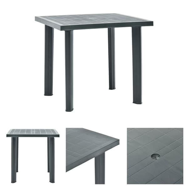 The Living Store havebord 80 x 75 x 72 cm plastik grøn -  Haveborde