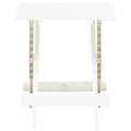 Miniatyrbillede 3 af 8: The Living Store foldbart havebord 45x43x50 cm plastik hvid -  Haveborde