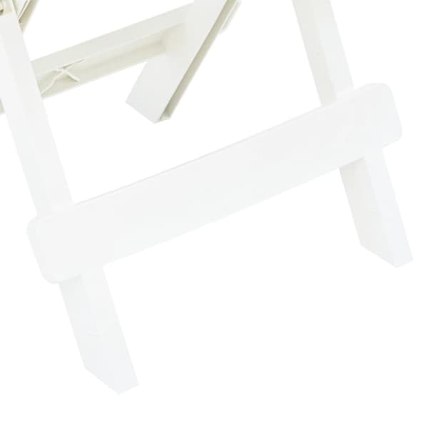 The Living Store foldbart havebord 45x43x50 cm plastik hvid - Haveborde