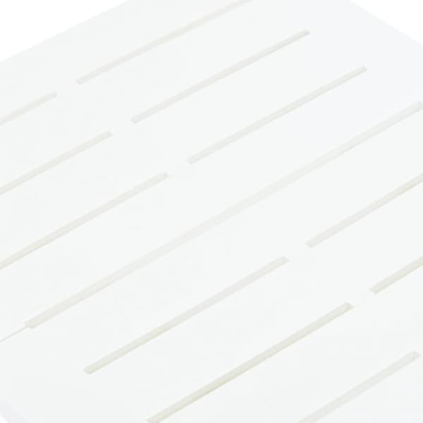 The Living Store foldbart havebord 45x43x50 cm plastik hvid - Haveborde