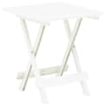 Miniatyrbillede 2 af 8: The Living Store foldbart havebord 45x43x50 cm plastik hvid -  Haveborde