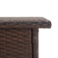 Miniatyrbillede 4 af 6: The Living Store tebord 50 x 50 x 47 cm polyrattan brun -  Haveborde