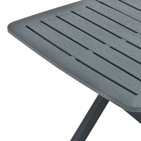 The Living Store foldbart havebord 79 x 72 x 70 cm plastik grøn - Haveborde