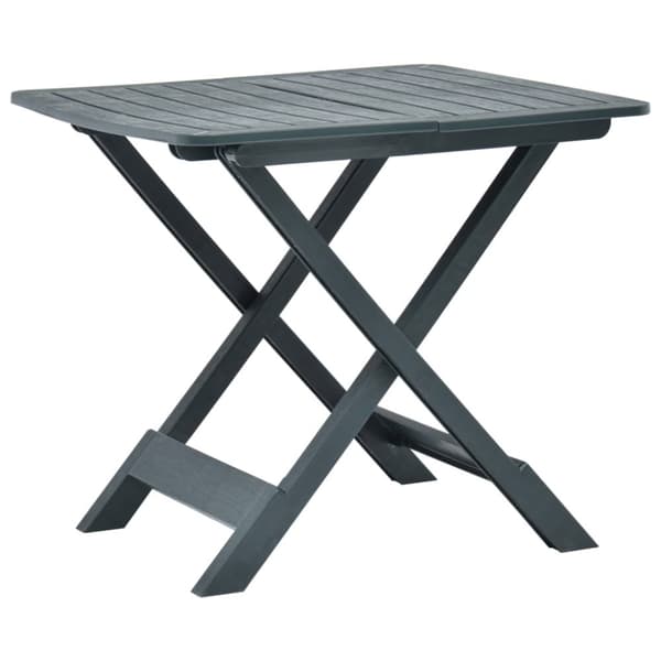 The Living Store foldbart havebord 79 x 72 x 70 cm plastik grøn - Haveborde