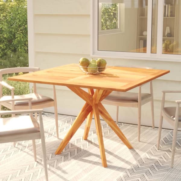 The Living Store havebord 110x110x75 cm massivt akacietræ - Haveborde
