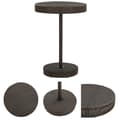Miniatyrbillede 1 af 6: The Living Store havebord 75,5x106 cm polyrattan brun -  Haveborde