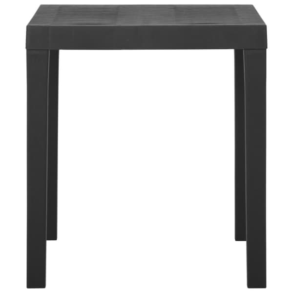 The Living Store havebord 79x65x72 cm plastik grå -  Haveborde