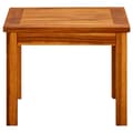 Miniatyrbillede 4 af 8: The Living Store sofabord til haven 45x45x36 cm massivt akacietræ -  Haveborde