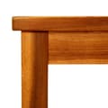 Miniatyrbillede 6 af 8: The Living Store sofabord til haven 45x45x36 cm massivt akacietræ -  Haveborde
