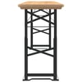 Miniatyrbillede 5 af 7: The Living Store foldbart barbord 170x50x75/105 cm massivt grantræ -  Haveborde