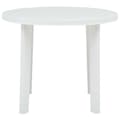 Miniatyrbillede 3 af 6: The Living Store havebord 89 cm plastik hvid -  Haveborde