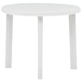 Miniatyrbillede 2 af 6: The Living Store havebord 89 cm plastik hvid -  Haveborde