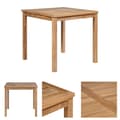 Miniatyrbillede 1 af 6: The Living Store havebord 80x80x77 cm massivt teaktræ -  Haveborde