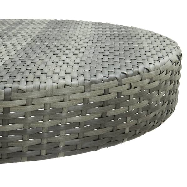 The Living Store havebord 75,5x106 cm polyrattan grå - Haveborde