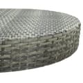 Miniatyrbillede 4 af 5: The Living Store havebord 75,5x106 cm polyrattan grå -  Haveborde