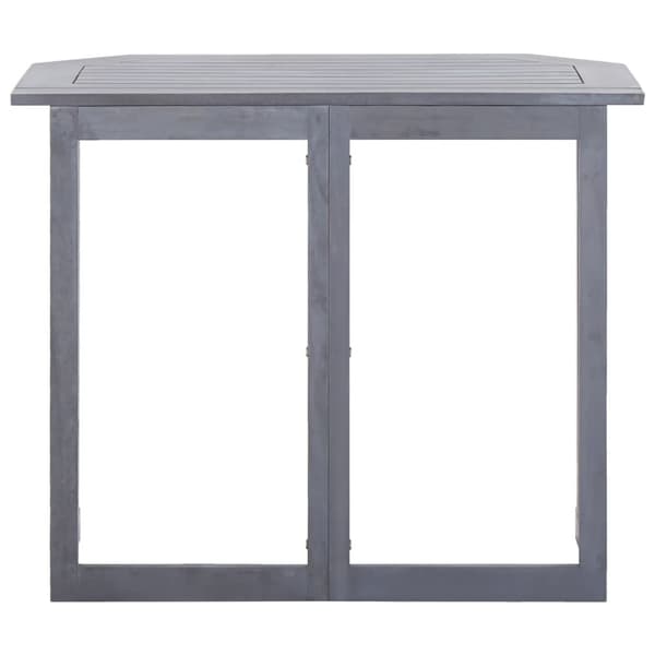 The Living Store Kokoontaittuva parvekepöytä 90x50x74 cm täysi akaasiapuu -  Ulkopöydät