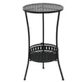 Pikkukuva 2 / 7: The Living Store Bistropöytä musta 40x70 cm metalli -  Ulkopöydät