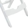 Miniatyrbillede 7 af 8: The Living Store foldbart havebord 45,5 x 38,5 x 50 cm hvid -  Haveborde