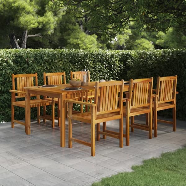 The Living Store havebord 200x100x74 cm massivt akacietræ -  Haveborde