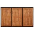 Miniatyrbillede 6 af 8: The Living Store havebord med træplade 150x90x75 cm polyrattan -  Haveborde