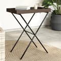 Miniatyrbillede 2 af 11: The Living Store bakkebord 65x40x75 cm polyrattan brun -  Haveborde