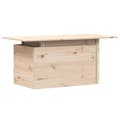 Miniatyrbillede 8 af 11: The Living Store havebord 100x50x75 cm massivt fyrretræ -  Haveborde