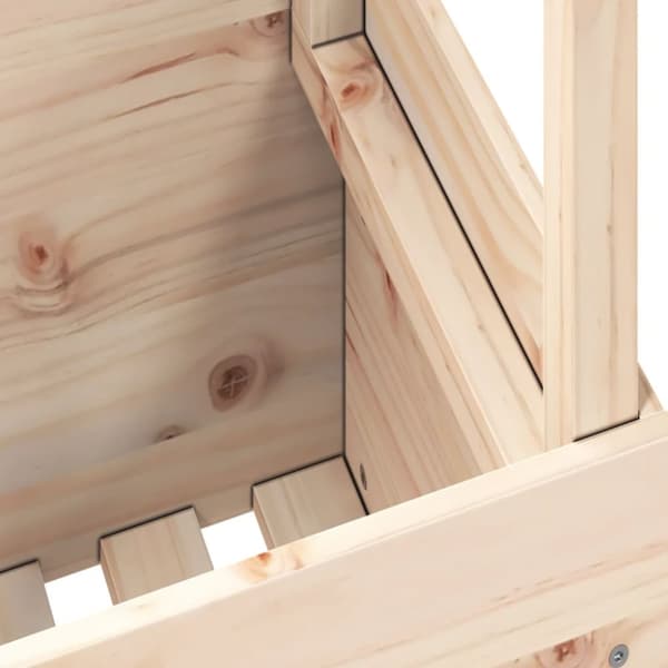 The Living Store havebord 100x50x75 cm massivt fyrretræ - Haveborde