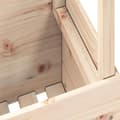Miniatyrbillede 10 af 11: The Living Store havebord 100x50x75 cm massivt fyrretræ -  Haveborde
