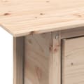Miniatyrbillede 11 af 11: The Living Store havebord 100x50x75 cm massivt fyrretræ -  Haveborde