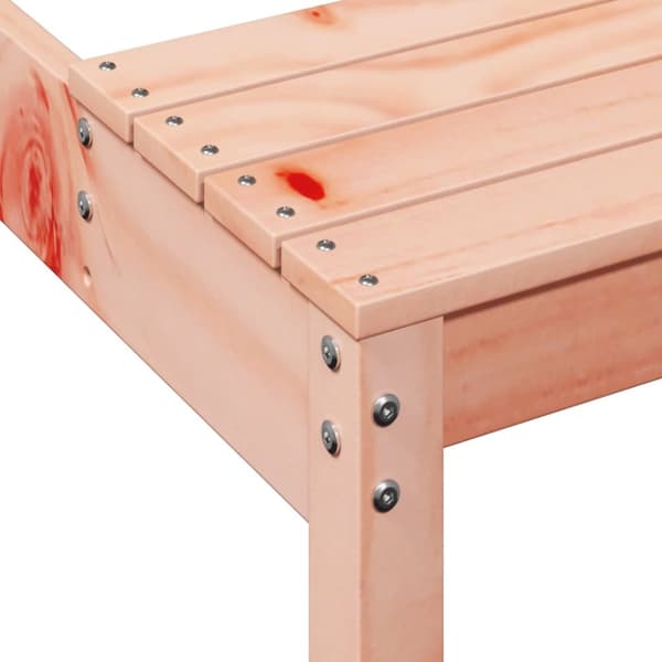 The Living Store Picknickbord 110x134x75 cm massivt douglasträ -  Utebord