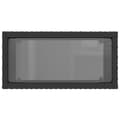 Miniatyrbillede 9 af 11: The Living Store havebord med glastop 58x27,5x55 cm polyrattan sort -  Haveborde