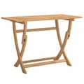 Pikkukuva 3 / 10: The Living Store Kokoontaittuva puutarhapöytä 110x55x75 cm täysi akasiapuu -  Ulkopöydät