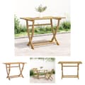 Pikkukuva 1 / 10: The Living Store Kokoontaittuva puutarhapöytä 110x55x75 cm täysi akasiapuu -  Ulkopöydät