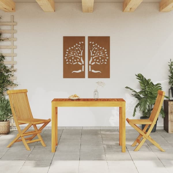 The Living Store havebord 110x55x75 cm massivt akacietræ -  Haveborde