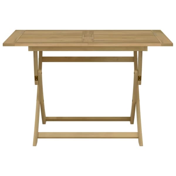 The Living Store foldbart havebord 120x70x75 cm massivt akacietræ - Haveborde