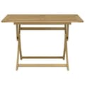 Miniatyrbillede 5 af 10: The Living Store foldbart havebord 120x70x75 cm massivt akacietræ -  Haveborde