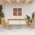Miniatyrbillede 4 af 11: The Living Store havebord 180x90x75 cm massivt akacietræ -  Haveborde