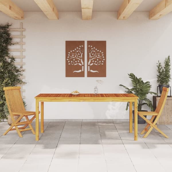 The Living Store havebord 180x90x75 cm massivt akacietræ -  Haveborde